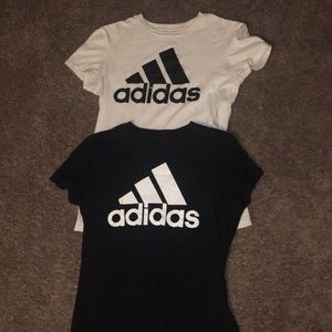 2 Adidas t-shirts